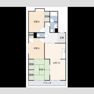 3LDK 間取り図