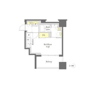 ワンルーム 間取り図