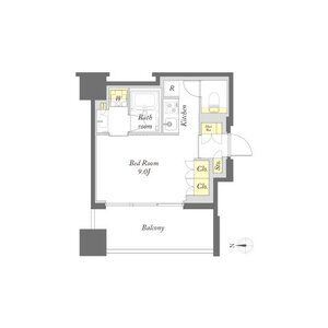 ワンルーム 間取り図