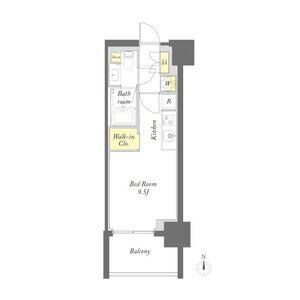 ワンルーム 間取り図