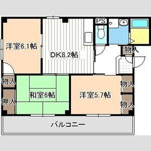 3LDK 間取り図