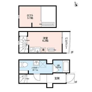 ワンルーム 間取り図