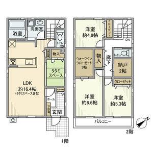 3LDK 間取り図