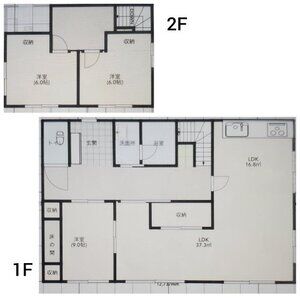 3LDK 間取り図