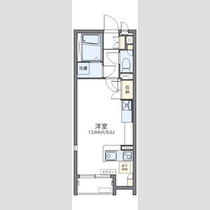 ワンルーム 間取り図