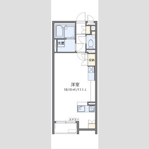 ワンルーム 間取り図