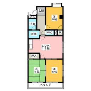 3LDK 間取り図