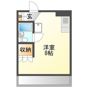 ワンルーム 間取り図