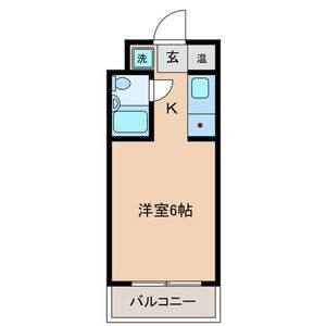 ワンルーム 間取り図