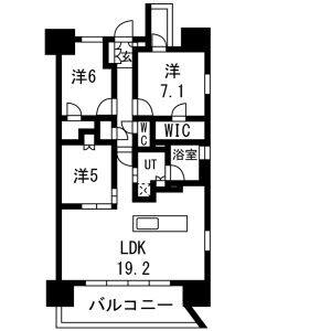 3LDK 間取り図
