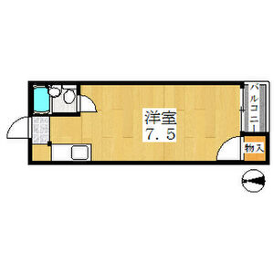 ワンルーム 間取り図