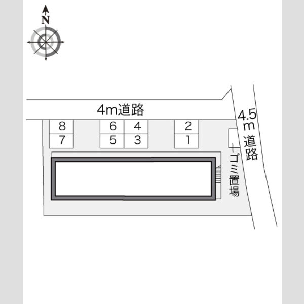 レオパレスウエストリバーI 室内写真1