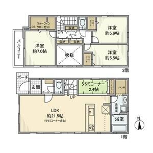 3LDK 間取り図