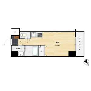 ワンルーム 間取り図
