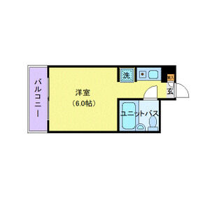 ワンルーム 間取り図