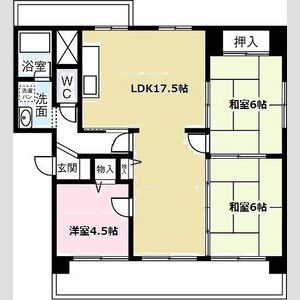 3LDK 間取り図