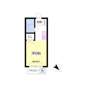 ワンルーム 間取り図