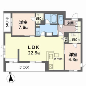 3LDK 間取り図