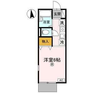 ワンルーム 間取り図