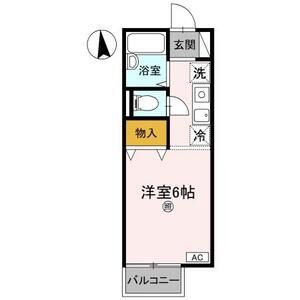 ワンルーム 間取り図