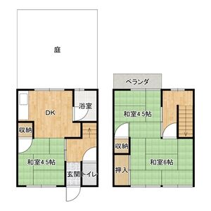 3DK 間取り図