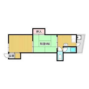 2DK 間取り図