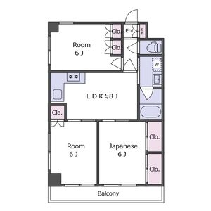 3LDK 間取り図