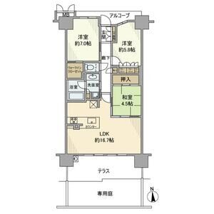 3LDK 間取り図