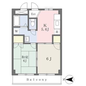 2K 間取り図