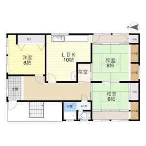 3DK 間取り図