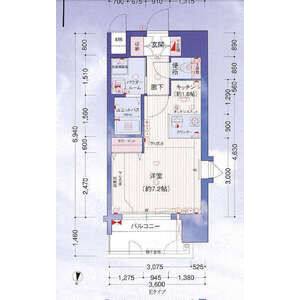 ワンルーム 間取り図