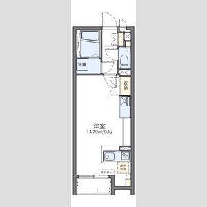 ワンルーム 間取り図