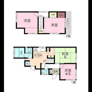 4DK 間取り図