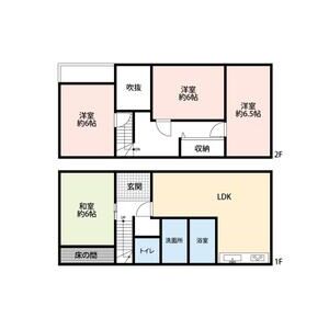 4LDK 間取り図