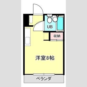 ワンルーム 間取り図