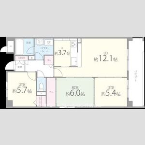 3LDK 間取り図