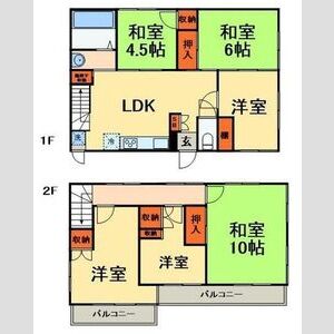 6LDK 間取り図