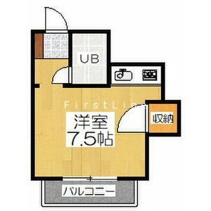 ワンルーム 間取り図