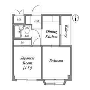 2K 間取り図