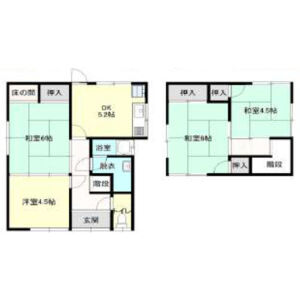 4DK 間取り図