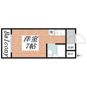ワンルーム 間取り図