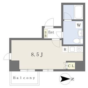 ワンルーム 間取り図