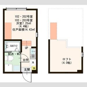 ワンルーム 間取り図