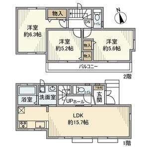 3LDK 間取り図