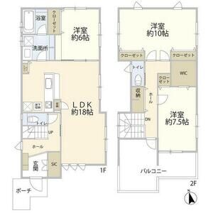 3LDK 間取り図