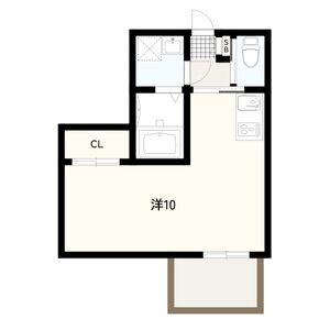 ワンルーム 間取り図