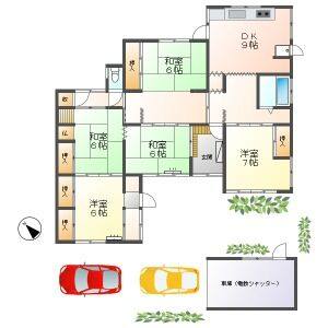 5DK 間取り図