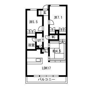 3LDK 間取り図