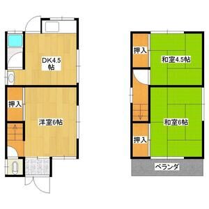 3DK 間取り図