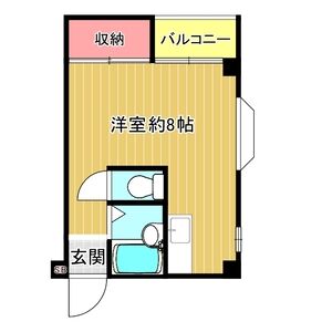 2DK 間取り図